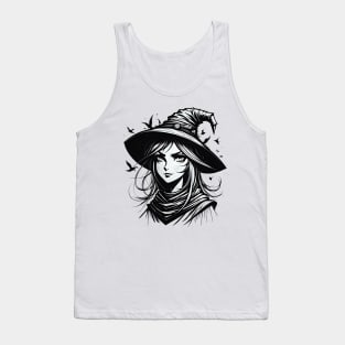 Cute witch in hat Tank Top